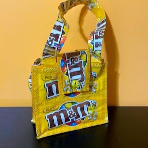 Purse made of Peanut M&M bags